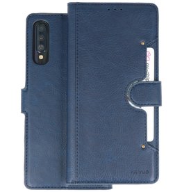 BAOHU KAIYUE - Luxe Portemonnee Hoesje Samsung Galaxy A70 - Navy