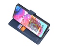 BAOHU KAIYUE - Luxe Portemonnee Hoesje - Pasjeshouder Telefoonhoesje - Wallet Case - Geschikt voor Samsung Galaxy A70 - Navy