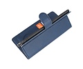 BAOHU KAIYUE - Luxe Portemonnee Hoesje - Pasjeshouder Telefoonhoesje - Wallet Case - Geschikt voor Samsung Galaxy A70 - Navy
