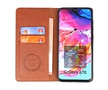 BAOHU KAIYUE - Luxe Portemonnee Hoesje - Pasjeshouder Telefoonhoesje - Wallet Case - Geschikt voor Samsung Galaxy A70 - Bruin