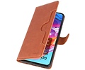 BAOHU KAIYUE - Luxe Portemonnee Hoesje - Pasjeshouder Telefoonhoesje - Wallet Case - Geschikt voor Samsung Galaxy A70 - Bruin