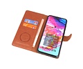 BAOHU KAIYUE - Luxe Portemonnee Hoesje - Pasjeshouder Telefoonhoesje - Wallet Case - Geschikt voor Samsung Galaxy A70 - Bruin