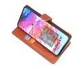 BAOHU KAIYUE - Luxe Portemonnee Hoesje - Pasjeshouder Telefoonhoesje - Wallet Case - Geschikt voor Samsung Galaxy A70 - Bruin