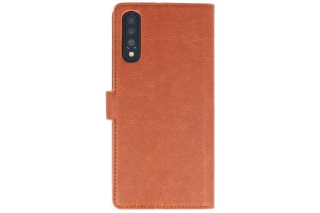 BAOHU KAIYUE - Luxe Portemonnee Hoesje - Pasjeshouder Telefoonhoesje - Wallet Case - Geschikt voor Samsung Galaxy A70 - Bruin