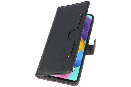 BAOHU KAIYUE - Luxe Portemonnee Hoesje - Pasjeshouder Telefoonhoesje - Wallet Case - Geschikt voor Samsung Galaxy A71 - Zwart
