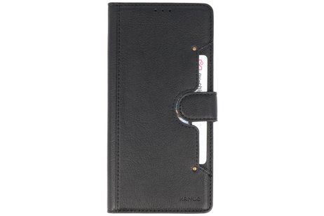 BAOHU KAIYUE - Luxe Portemonnee Hoesje - Pasjeshouder Telefoonhoesje - Wallet Case - Geschikt voor Samsung Galaxy A71 - Zwart