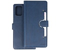 BAOHU KAIYUE - Luxe Portemonnee Hoesje - Pasjeshouder Telefoonhoesje - Wallet Case - Geschikt voor Samsung Galaxy A51 - Navy