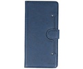 BAOHU KAIYUE - Luxe Portemonnee Hoesje - Pasjeshouder Telefoonhoesje - Wallet Case - Geschikt voor Samsung Galaxy A51 - Navy