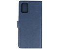 BAOHU KAIYUE - Luxe Portemonnee Hoesje - Pasjeshouder Telefoonhoesje - Wallet Case - Geschikt voor Samsung Galaxy A51 - Navy