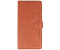 KAIYUE - Luxe Portemonnee Hoesje - Pasjeshouder Telefoonhoesje - Wallet Case - Geschikt voor Samsung Galaxy A51 - Bruin