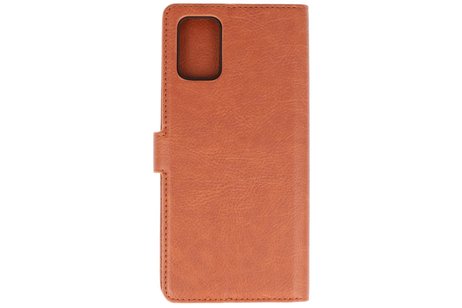 BAOHU KAIYUE - Luxe Portemonnee Hoesje - Pasjeshouder Telefoonhoesje - Wallet Case - Geschikt voor Samsung Galaxy A51 - Bruin