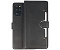 KAIYUE - Luxe Portemonnee Hoesje - Pasjeshouder Telefoonhoesje - Wallet Case - Geschikt voor Samsung Galaxy S20 Plus - Zwart