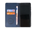 KAIYUE - Luxe Portemonnee Hoesje - Pasjeshouder Telefoonhoesje - Wallet Case - Geschikt voor Samsung Galaxy S20 Plus - Navy