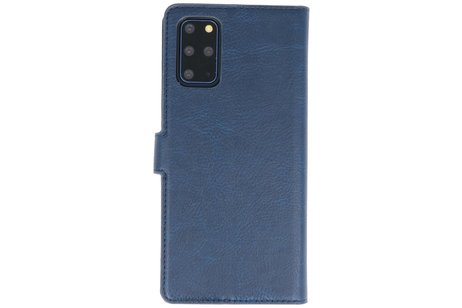 BAOHU KAIYUE - Luxe Portemonnee Hoesje - Pasjeshouder Telefoonhoesje - Wallet Case - Geschikt voor Samsung Galaxy S20 Plus - Navy
