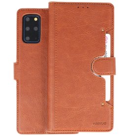 BAOHU KAIYUE - Luxe Portemonnee Hoesje Samsung Galaxy S20 Plus - Bruin