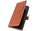 BAOHU KAIYUE - Luxe Portemonnee Hoesje - Pasjeshouder Telefoonhoesje - Wallet Case - Geschikt voor Samsung Galaxy S20 Plus - Bruin