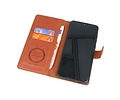 KAIYUE - Luxe Portemonnee Hoesje - Pasjeshouder Telefoonhoesje - Wallet Case - Geschikt voor Samsung Galaxy S20 Plus - Bruin