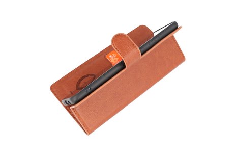 BAOHU KAIYUE - Luxe Portemonnee Hoesje - Pasjeshouder Telefoonhoesje - Wallet Case - Geschikt voor Samsung Galaxy S20 Plus - Bruin