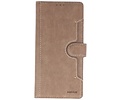 KAIYUE - Luxe Portemonnee Hoesje - Pasjeshouder Telefoonhoesje - Wallet Case - Geschikt voor Samsung Galaxy S20 Plus - Grijs