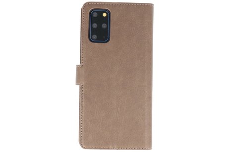 BAOHU KAIYUE - Luxe Portemonnee Hoesje - Pasjeshouder Telefoonhoesje - Wallet Case - Geschikt voor Samsung Galaxy S20 Plus - Grijs