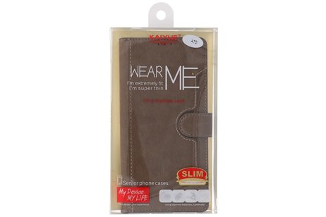 BAOHU KAIYUE - Luxe Portemonnee Hoesje - Pasjeshouder Telefoonhoesje - Wallet Case - Geschikt voor Samsung Galaxy S20 Plus - Grijs