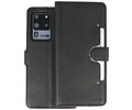 BAOHU KAIYUE - Luxe Portemonnee Hoesje - Pasjeshouder Telefoonhoesje - Wallet Case - Geschikt voor Samsung Galaxy S20 Ultra - Zwart