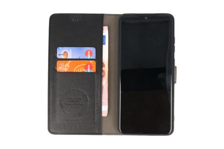 KAIYUE - Luxe Portemonnee Hoesje - Pasjeshouder Telefoonhoesje - Wallet Case - Geschikt voor Samsung Galaxy S20 Ultra - Zwart