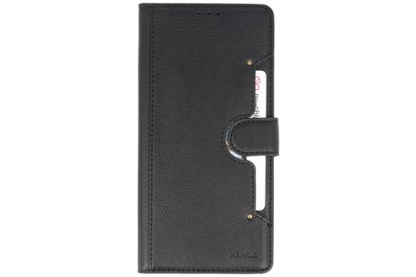 KAIYUE - Luxe Portemonnee Hoesje - Pasjeshouder Telefoonhoesje - Wallet Case - Geschikt voor Samsung Galaxy S20 Ultra - Zwart