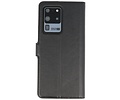 BAOHU KAIYUE - Luxe Portemonnee Hoesje - Pasjeshouder Telefoonhoesje - Wallet Case - Geschikt voor Samsung Galaxy S20 Ultra - Zwart