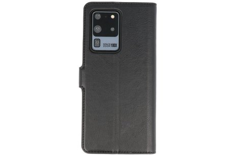 BAOHU KAIYUE - Luxe Portemonnee Hoesje - Pasjeshouder Telefoonhoesje - Wallet Case - Geschikt voor Samsung Galaxy S20 Ultra - Zwart
