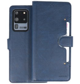 BAOHU KAIYUE - Luxe Portemonnee Hoesje Samsung Galaxy S20 Ultra - Navy