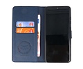 BAOHU KAIYUE - Luxe Portemonnee Hoesje - Pasjeshouder Telefoonhoesje - Wallet Case - Geschikt voor Samsung Galaxy S20 Ultra - Navy