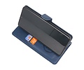 KAIYUE - Luxe Portemonnee Hoesje - Pasjeshouder Telefoonhoesje - Wallet Case - Geschikt voor Samsung Galaxy S20 Ultra - Navy