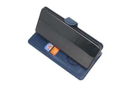 BAOHU KAIYUE - Luxe Portemonnee Hoesje - Pasjeshouder Telefoonhoesje - Wallet Case - Geschikt voor Samsung Galaxy S20 Ultra - Navy