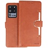 BAOHU KAIYUE - Luxe Portemonnee Hoesje Samsung Galaxy S20 Ultra - Bruin