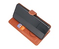 KAIYUE - Luxe Portemonnee Hoesje - Pasjeshouder Telefoonhoesje - Wallet Case - Geschikt voor Samsung Galaxy S20 Ultra - Bruin