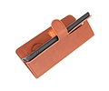 BAOHU KAIYUE - Luxe Portemonnee Hoesje - Pasjeshouder Telefoonhoesje - Wallet Case - Geschikt voor Samsung Galaxy S20 Ultra - Bruin