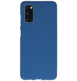 BAOHU BackCover Hoesje Color Telefoonhoesje Samsung Galaxy S20 - Navy