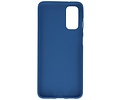 BackCover Hoesje Color Telefoonhoesje voor Samsung Galaxy S20 - Navy