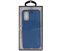 BackCover Hoesje Color Telefoonhoesje voor Samsung Galaxy S20 - Navy