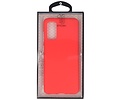 BackCover Hoesje Color Telefoonhoesje voor Samsung Galaxy S20 - Rood