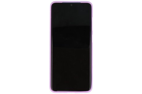 BAOHU Hoesje Geschikt voor de Samsung Galaxy S20 - Backcover Color Telefoonhoesje - Paars
