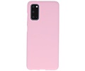 BackCover Hoesje Color Telefoonhoesje voor Samsung Galaxy S20 - Roze