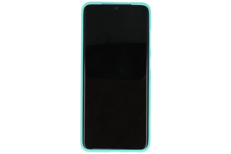 BAOHU Hoesje Geschikt voor de Samsung Galaxy S20 - Backcover Color Telefoonhoesje - Turquoise