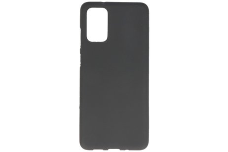 BackCover Hoesje Color Telefoonhoesje voor Samsung Galaxy S20 Plus - Zwart