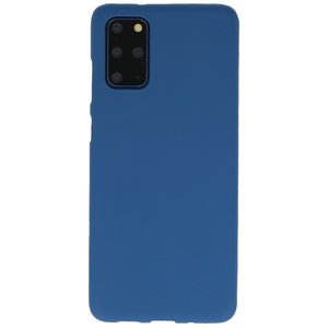 BAOHU Hoesje Geschikt voor de Samsung Galaxy S20 Plus - Backcover Color Telefoonhoesje - Navy
