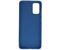 BackCover Hoesje Color Telefoonhoesje voor Samsung Galaxy S20 Plus - Navy