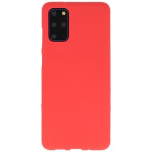 BAOHU Hoesje Geschikt voor de Samsung Galaxy S20 Plus - Backcover Color Telefoonhoesje - Rood