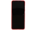 BAOHU Hoesje Geschikt voor de Samsung Galaxy S20 Plus - Backcover Color Telefoonhoesje - Rood