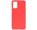 BackCover Hoesje Color Telefoonhoesje voor Samsung Galaxy S20 Plus - Rood